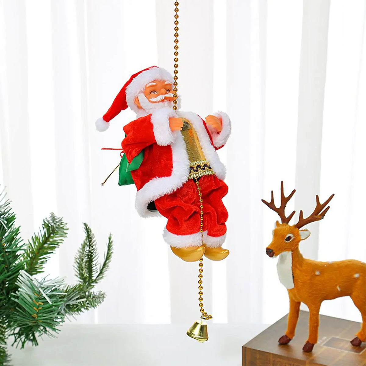 Climbing Santa Claus